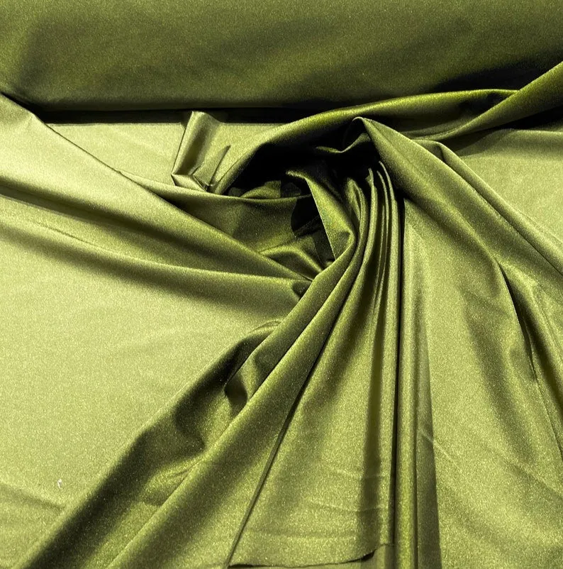 58" Shiny Milliskin Spandex Fabric - 4 Way Stretch Shiny Milliskin Fabric Sold by The Yard