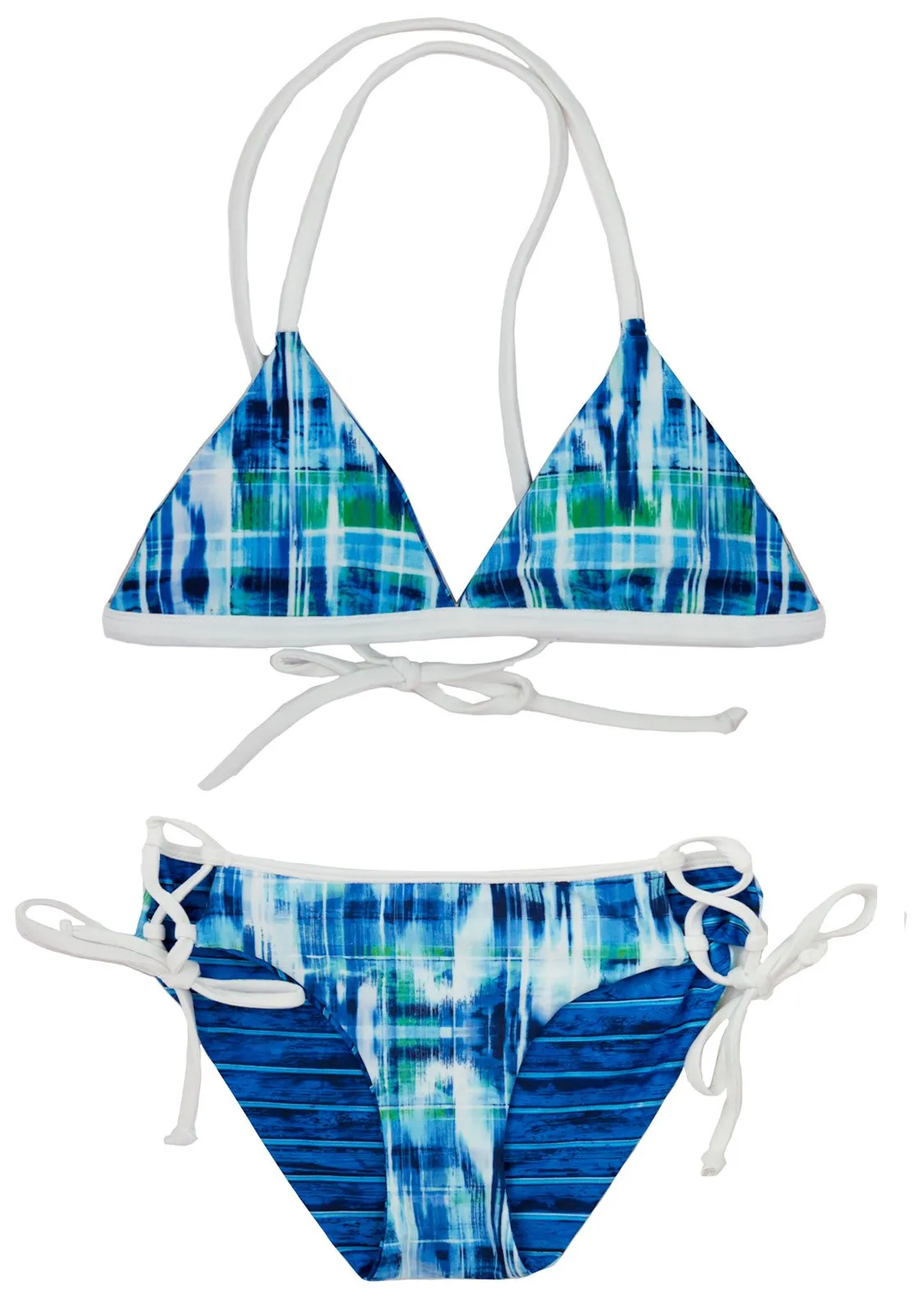 Aquazul Bikini - 2-Piece | Reversible | Triangle Style | Girls 10-14