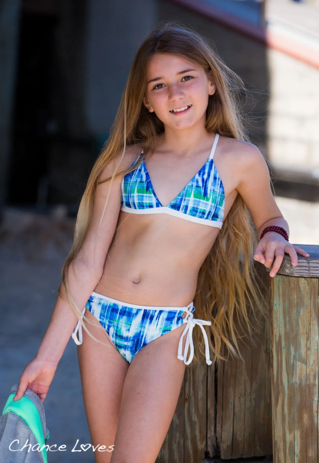 Aquazul Bikini - 2-Piece | Reversible | Triangle Style | Girls 10-14