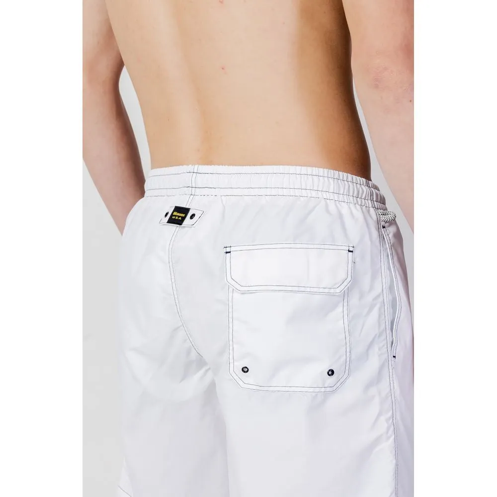 Blauer White Polyester Swimwear