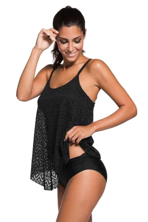 Bohemian Lace Tankini Set