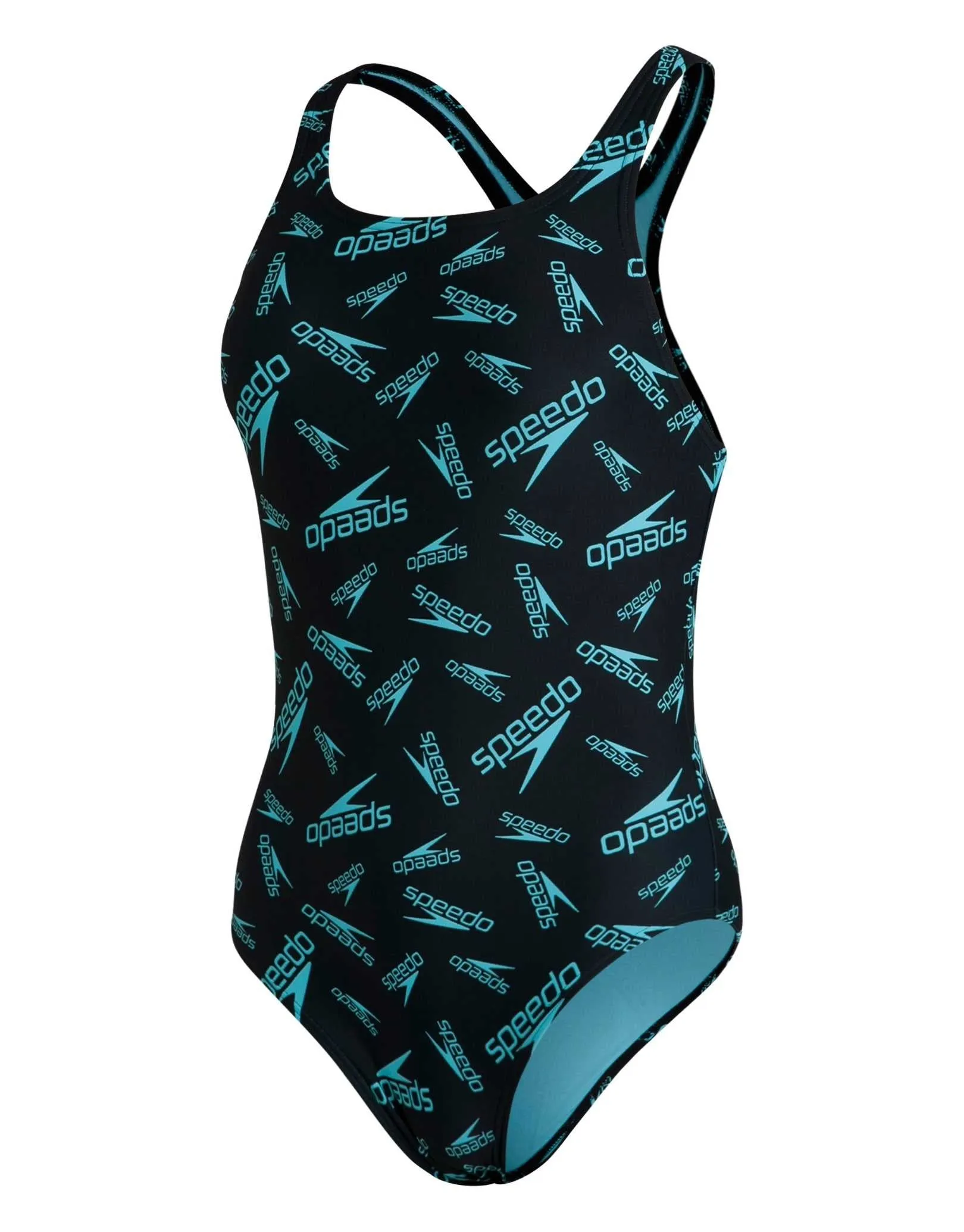 Boom Logo Allover Medalist Swimsuit -  Blue