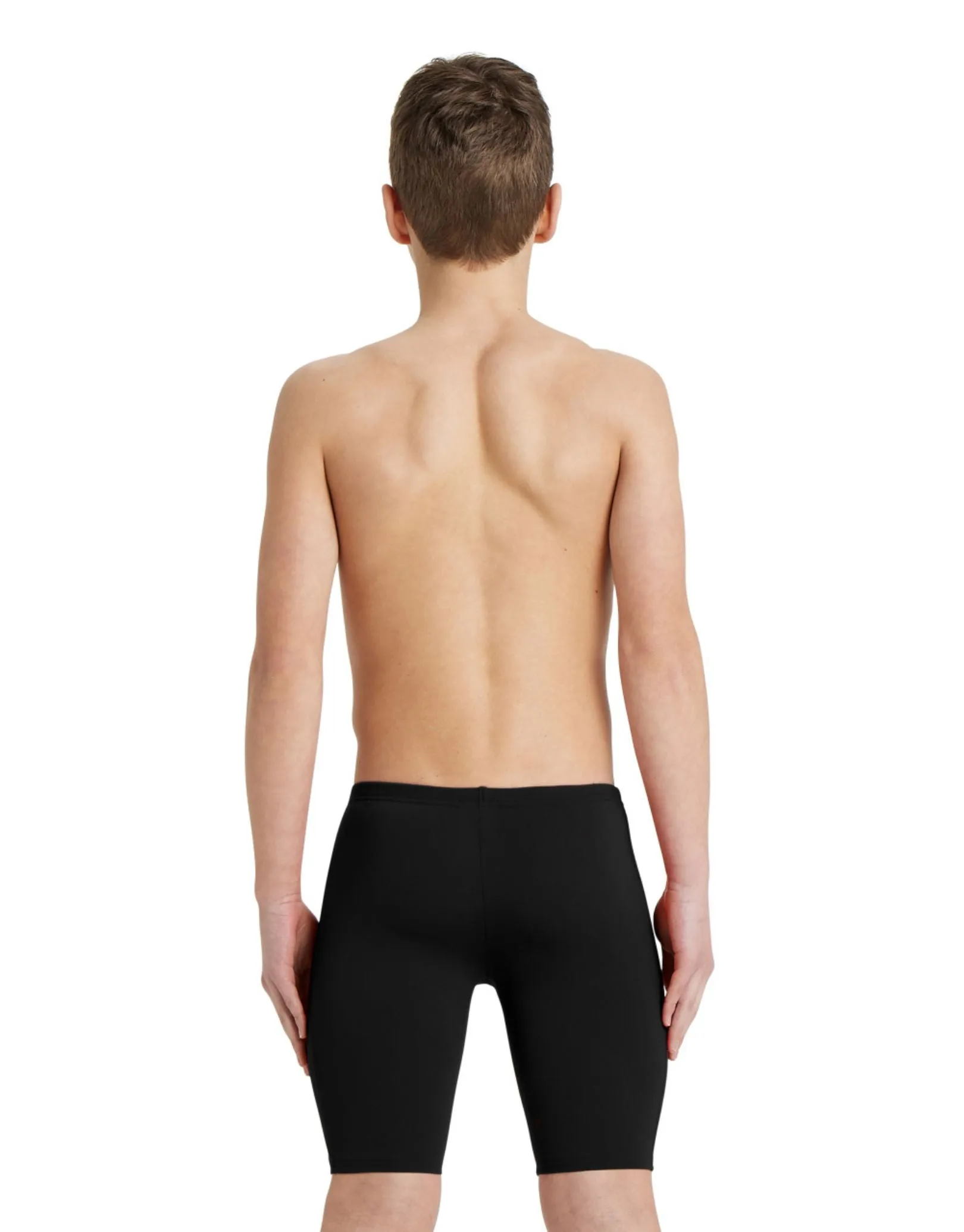 Boys Team Solid Swim Jammer - Black/White