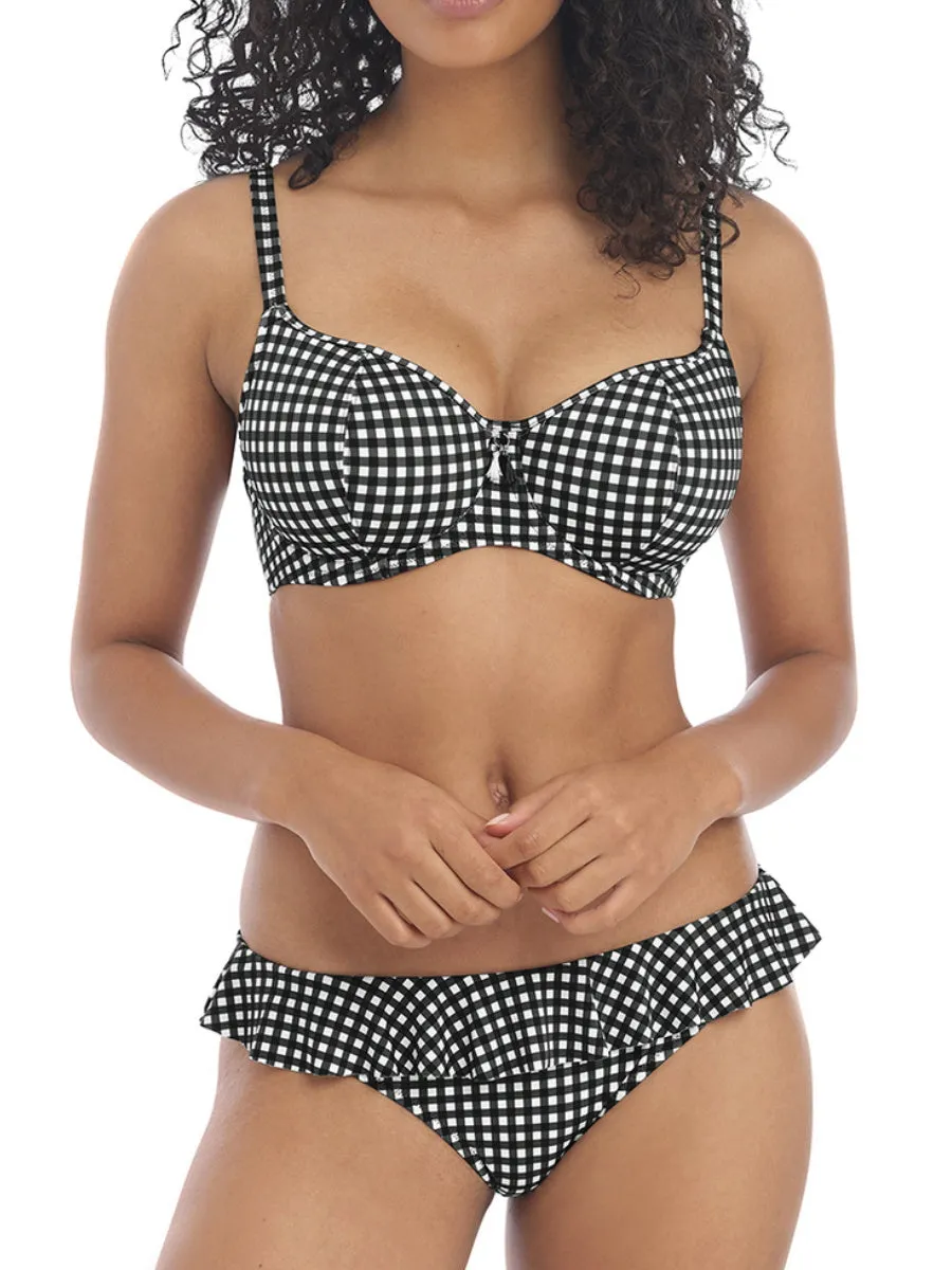 Check In Sweetheart Bikini Top - Monochrome