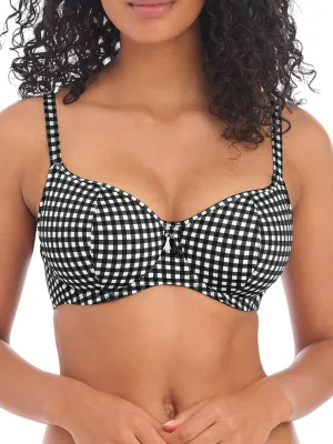 Check In Sweetheart Bikini Top - Monochrome