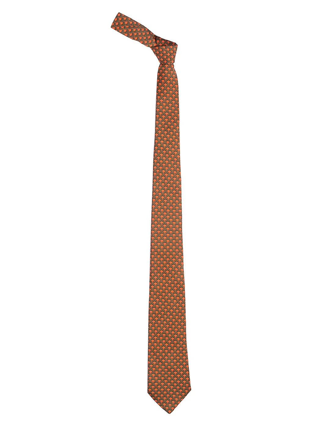 Chokore Grey & Red Silk Tie - Indian at Heart line