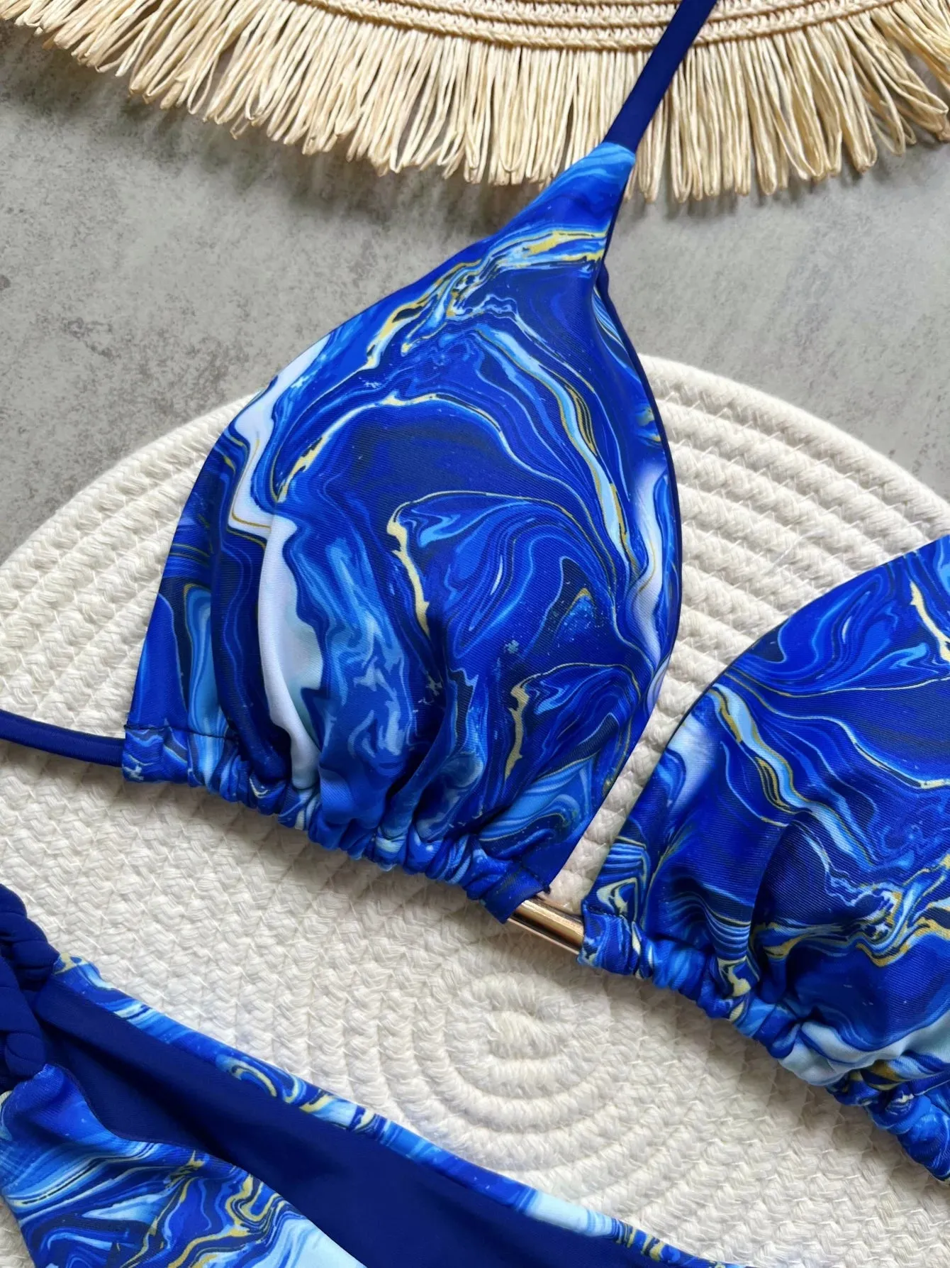 Exotic Two-Piece Swimwear Braided Boho Bikinis