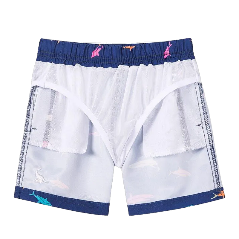 Fashionable Boys' Quick Dry Swim Trunks For Beach Board