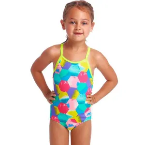 Funkita - Hexy Back - Toddler Girls Printed One Piece