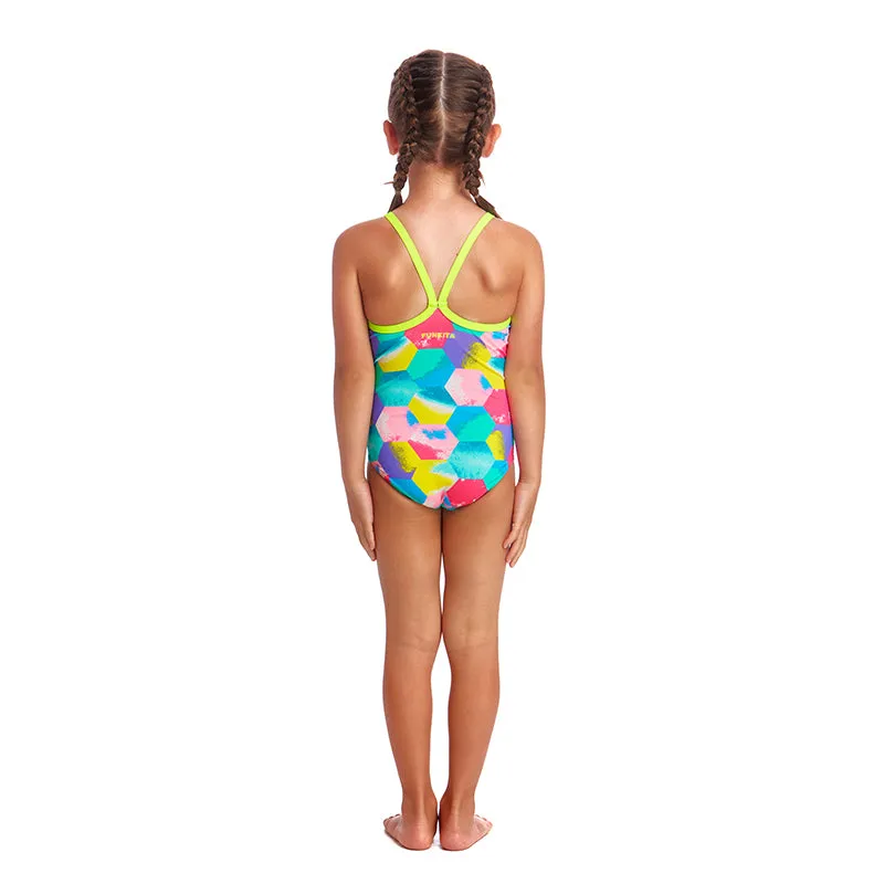 Funkita - Hexy Back - Toddler Girls Printed One Piece