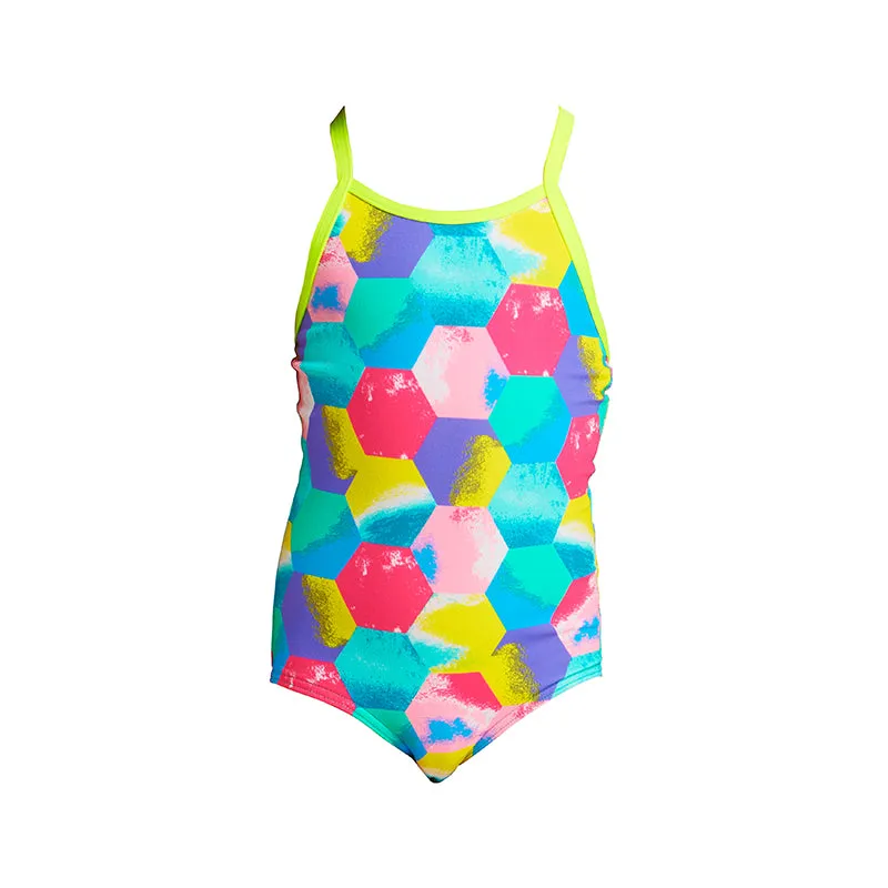 Funkita - Hexy Back - Toddler Girls Printed One Piece