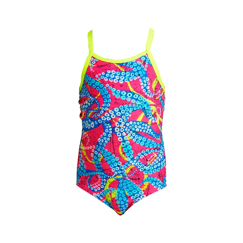 Funkita - Squeaky Squid - Toddler Girls Eco One Piece