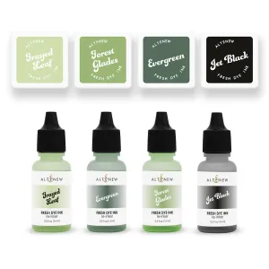 Green Fields Fresh Dye Ink Mini Cube & Reinker Bundle