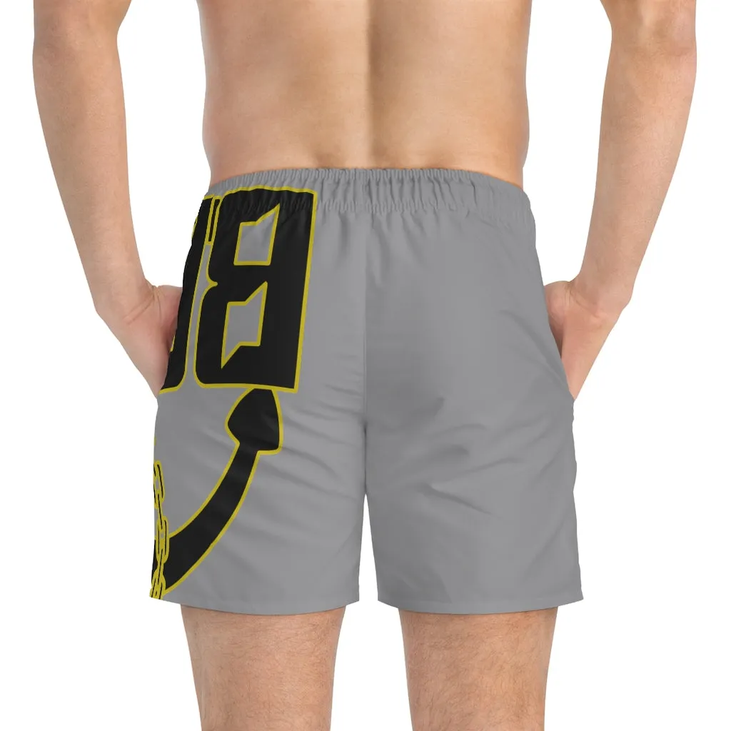 Grey Hoochie Daddy Swim Trunks