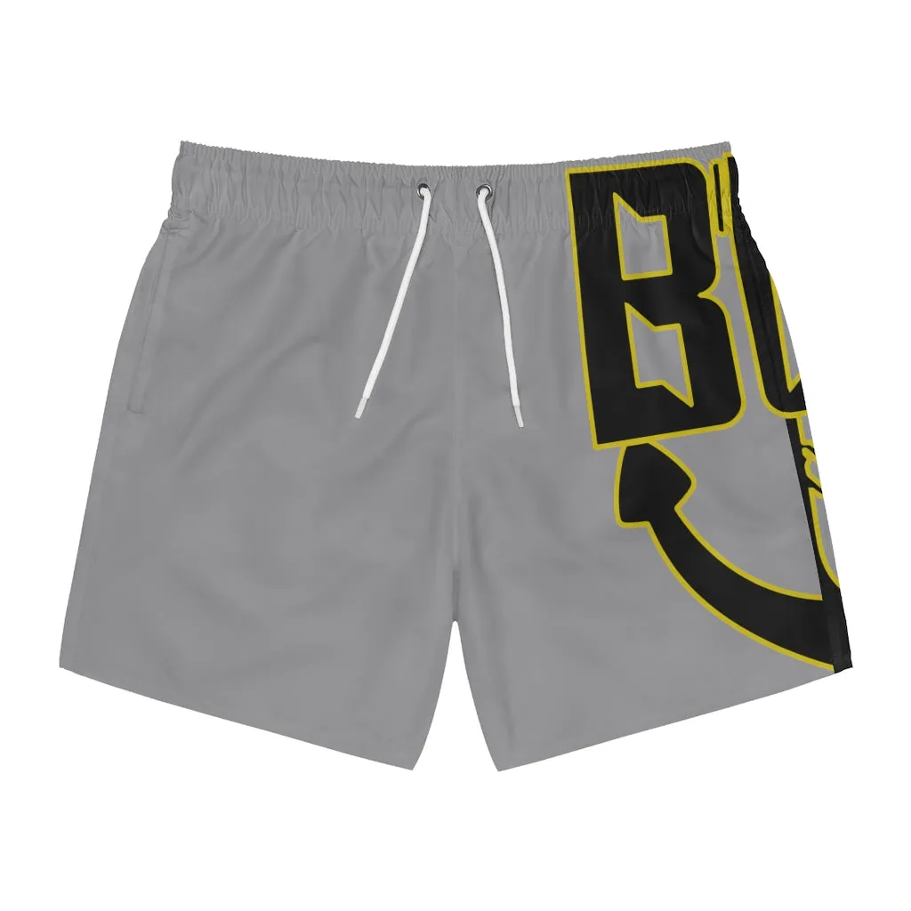 Grey Hoochie Daddy Swim Trunks