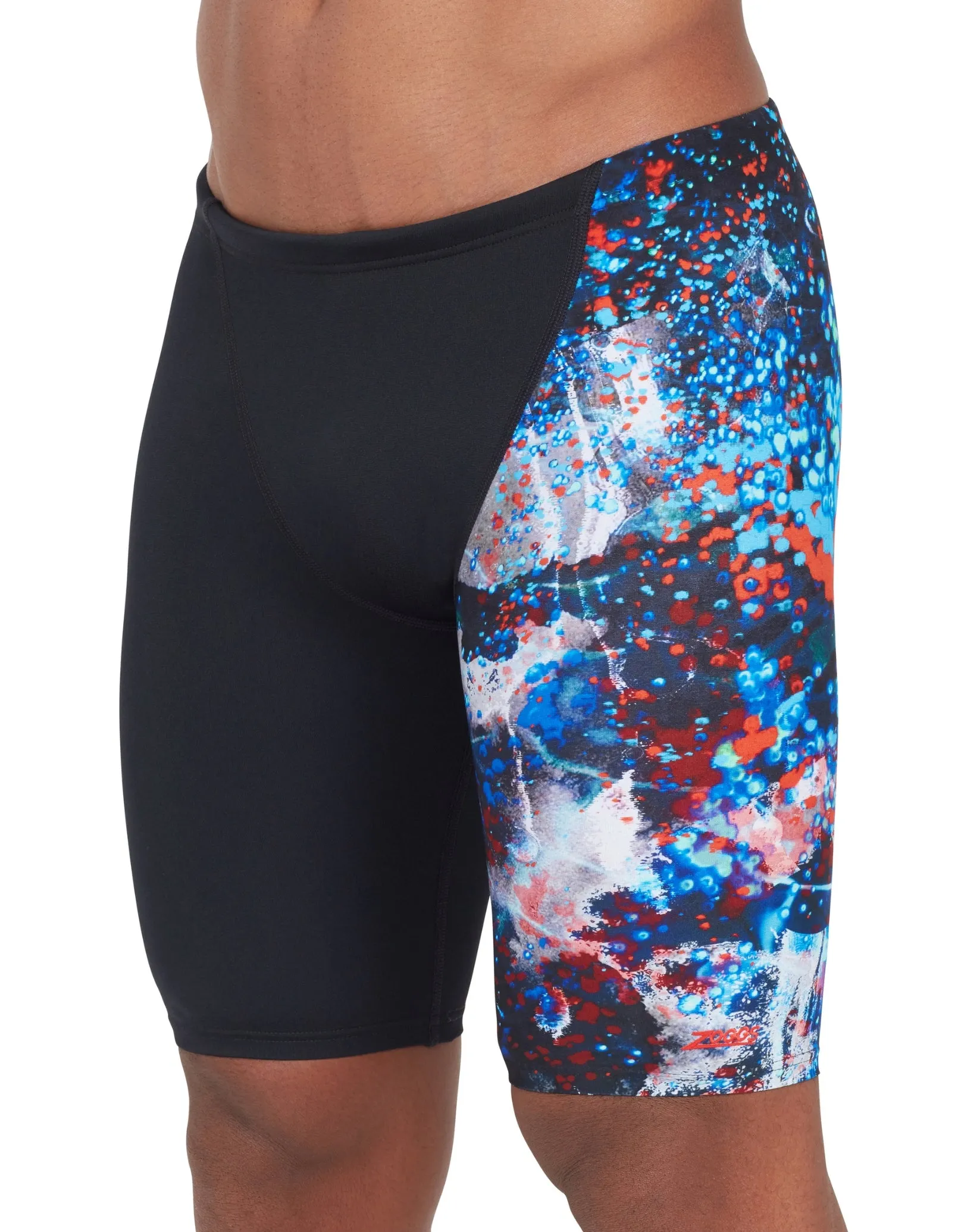 Ionic Jett Swim Jammer - Black/Multi