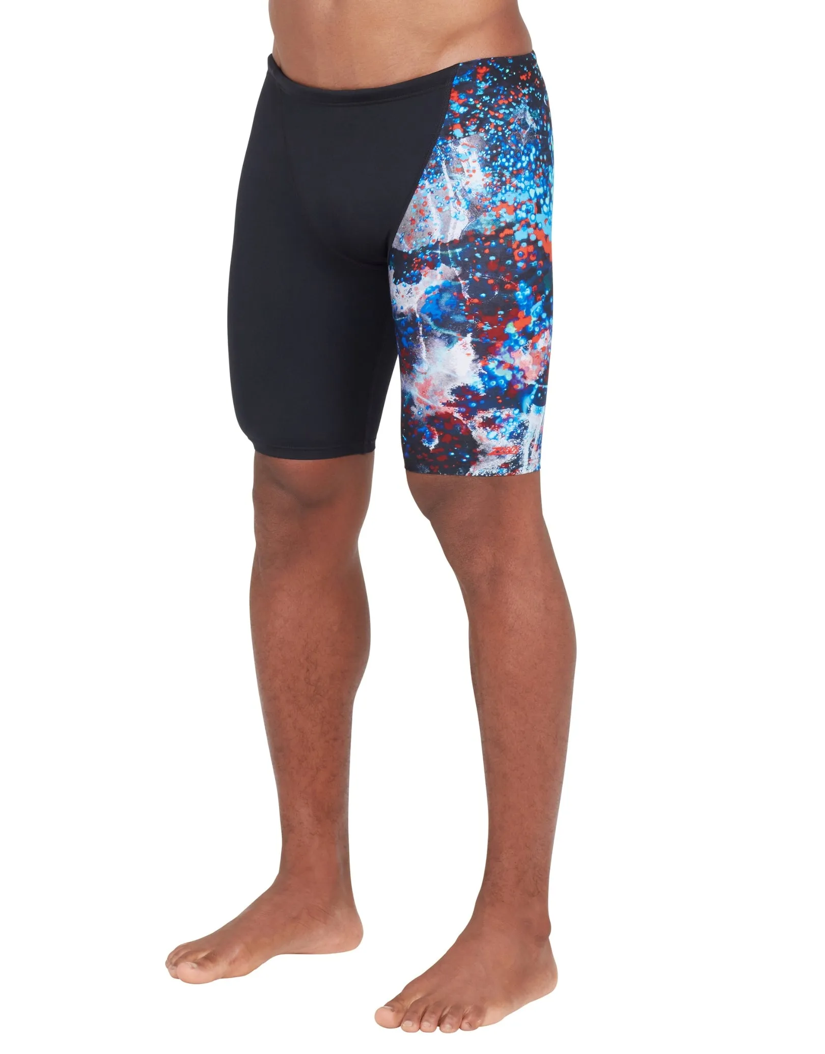 Ionic Jett Swim Jammer - Black/Multi