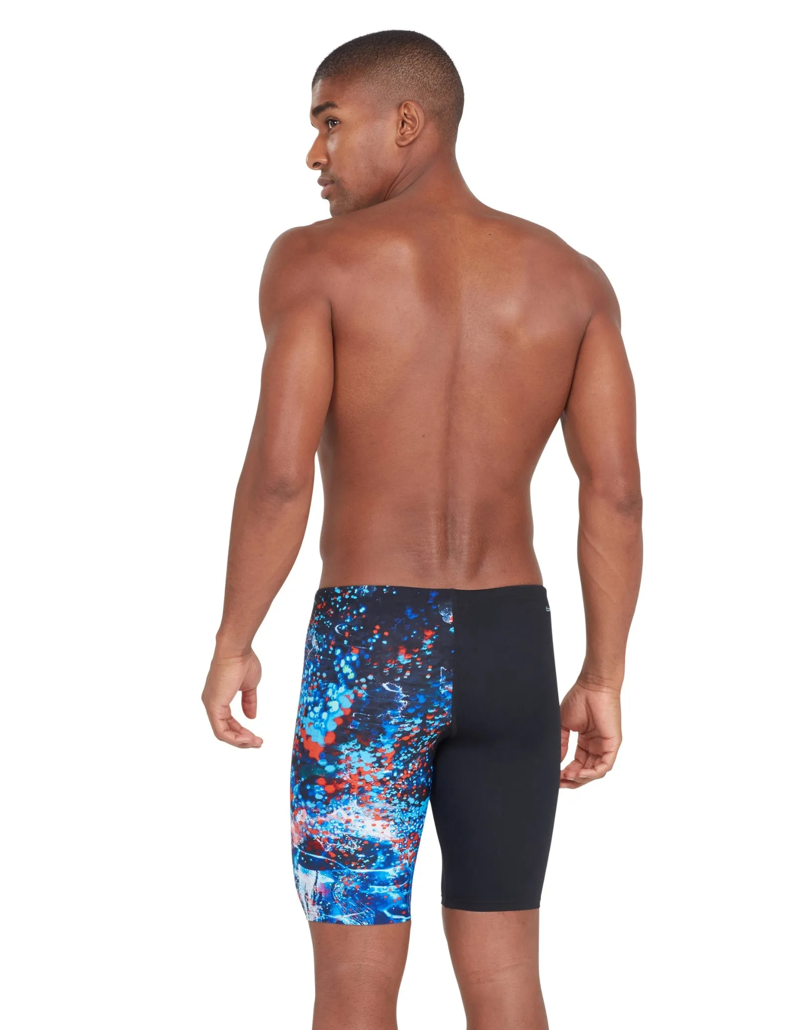 Ionic Jett Swim Jammer - Black/Multi