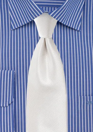 Ivory Small Texture Necktie