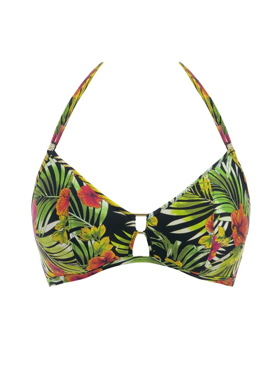 Maui Daze Wireless Triangle Bikini Top - Multi