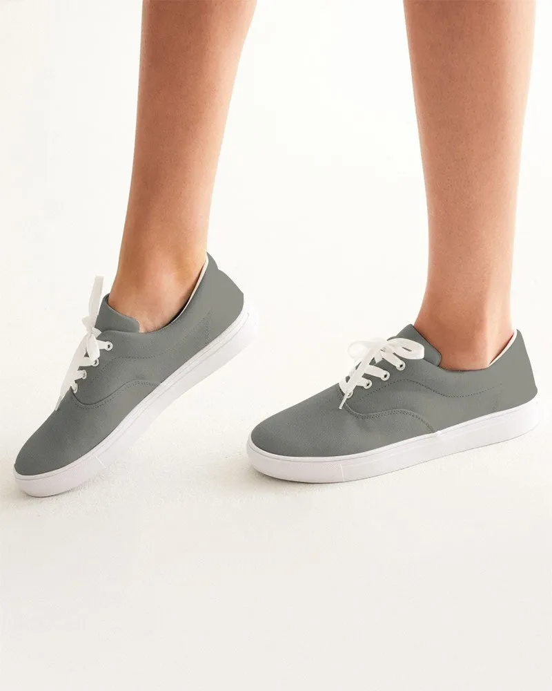 Medium Dark Yellow Gray Women's Canvas Sneakers | Women's | Medium Dark Pale Yellow Gray | C0M0Y10K60