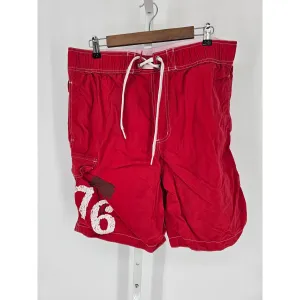 Mossimo Supply Co Mens Sz L Lined Swim Trunks Swimsuit Red