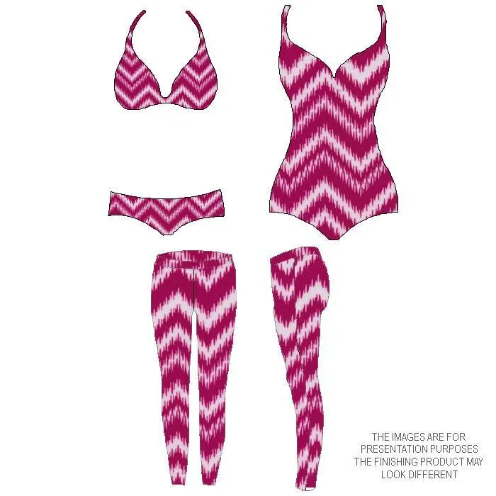 P-SPT10-01| Chevron Printed Spandex