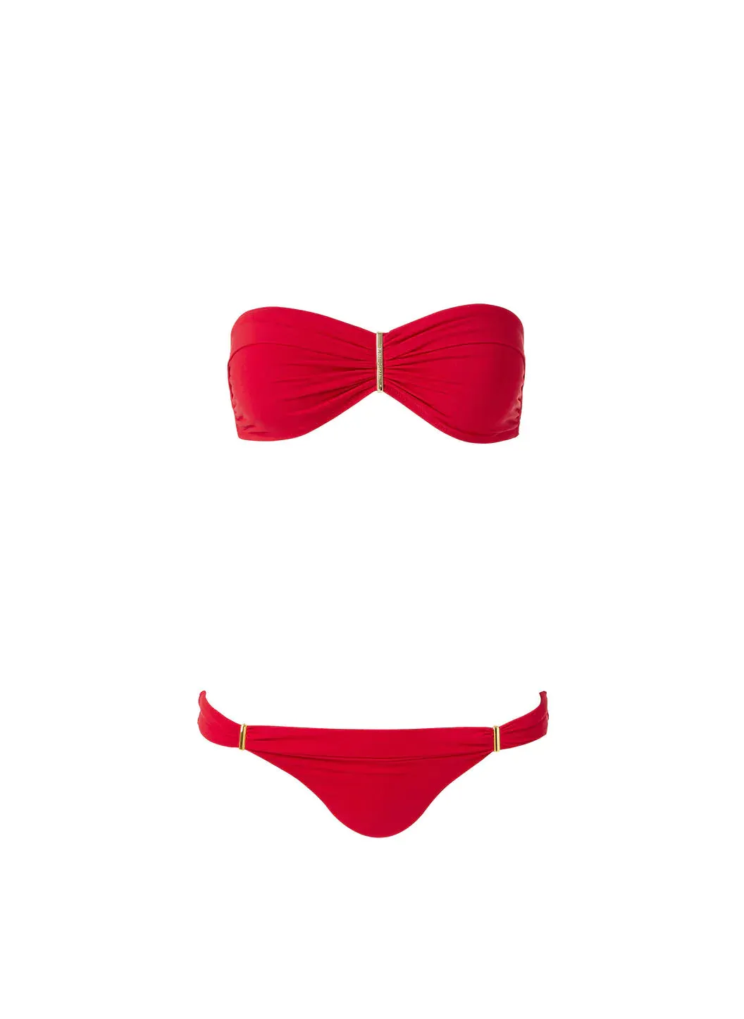 Positano Red Bikini Bottom