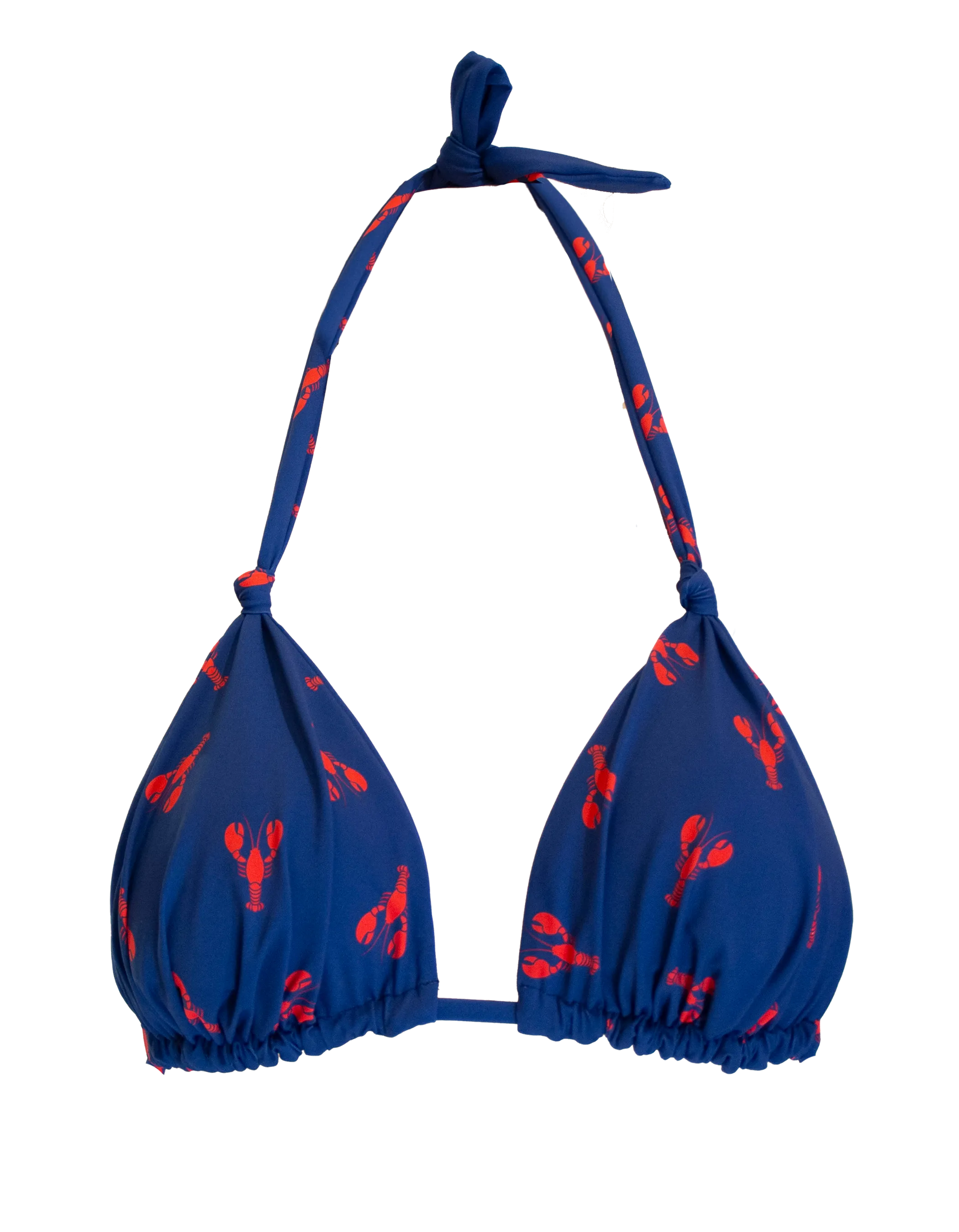 Red Lobster Womens Triangle Bikini Top