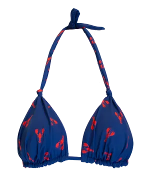 Red Lobster Womens Triangle Bikini Top