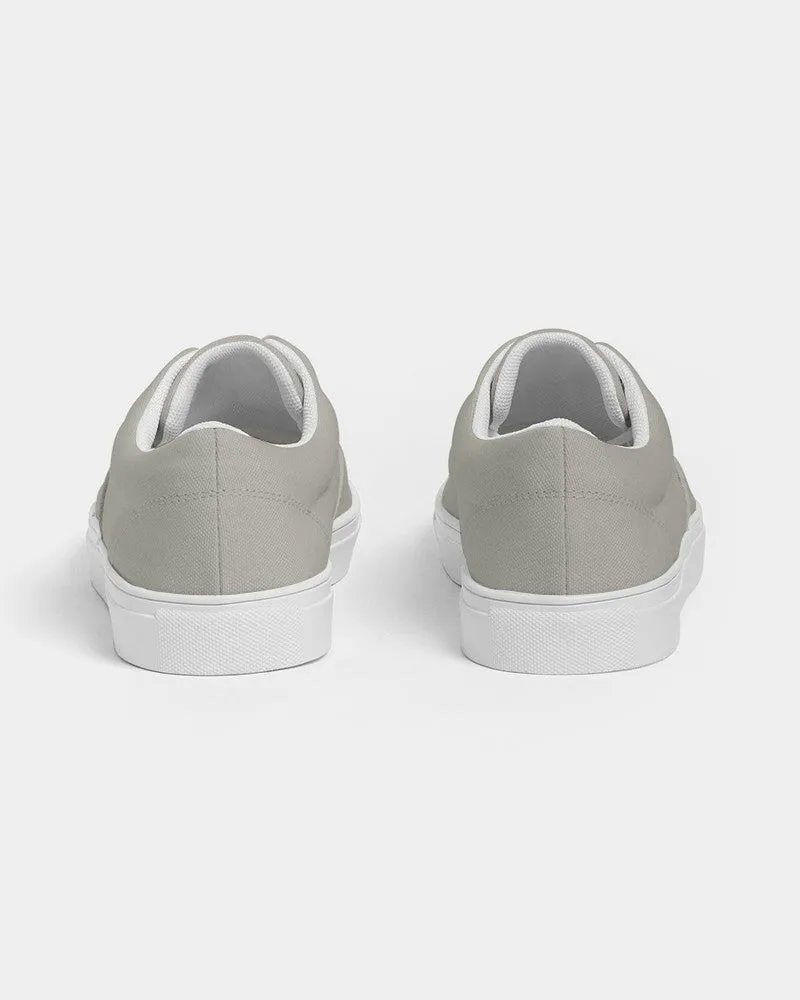 Shaded Pale Yellow Gray Canvas Sneakers | Men's | C0M0Y10K30