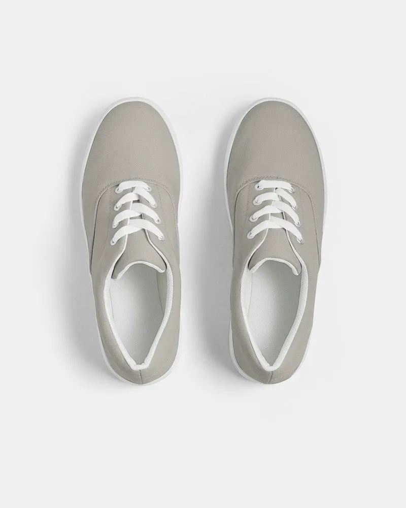 Shaded Pale Yellow Gray Canvas Sneakers | Men's | C0M0Y10K30