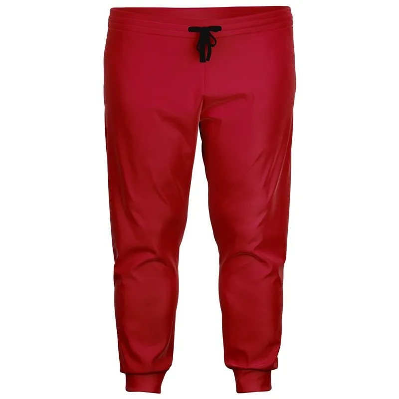 Shaded Red Joggers | Unisex | with PLUS sizes | C0M100Y75K30