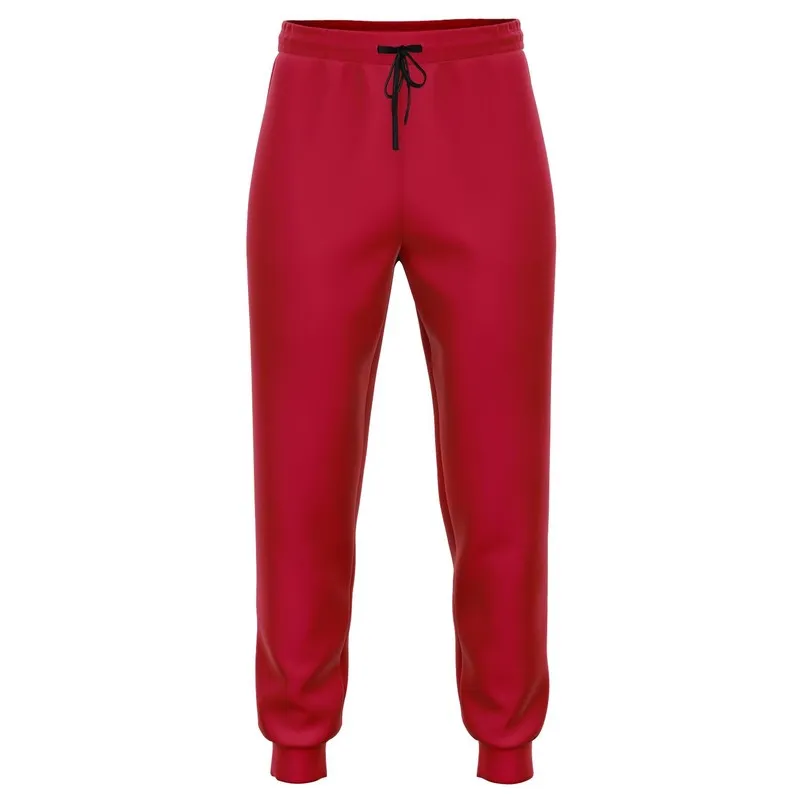 Shaded Red Joggers | Unisex | with PLUS sizes | C0M100Y75K30