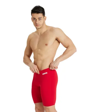 Team Solid Swim Jammer - Red/White