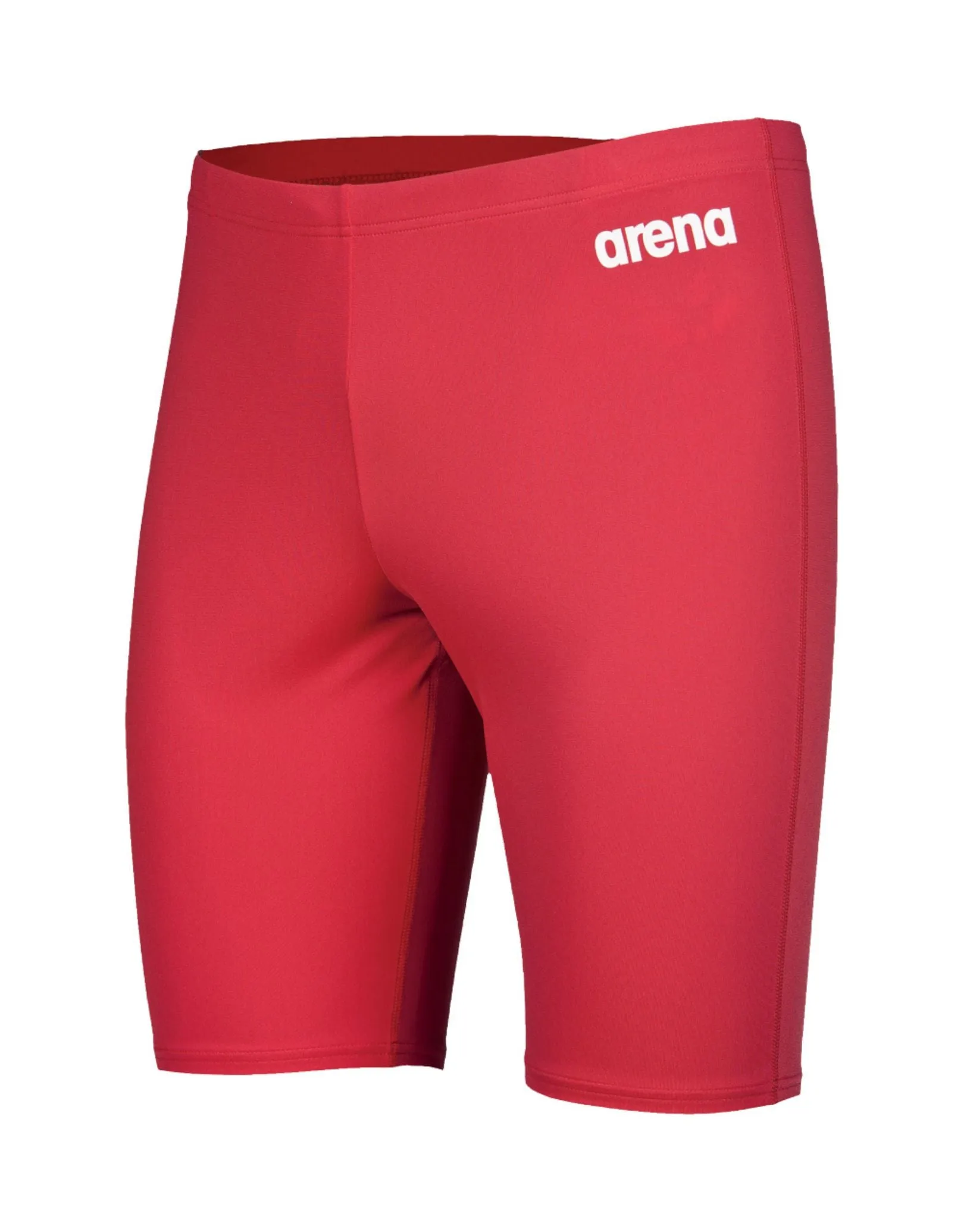 Team Solid Swim Jammer - Red/White