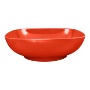 Thunder Group PS3111RD 128 oz Melamine Passion Red Round Square Bowl