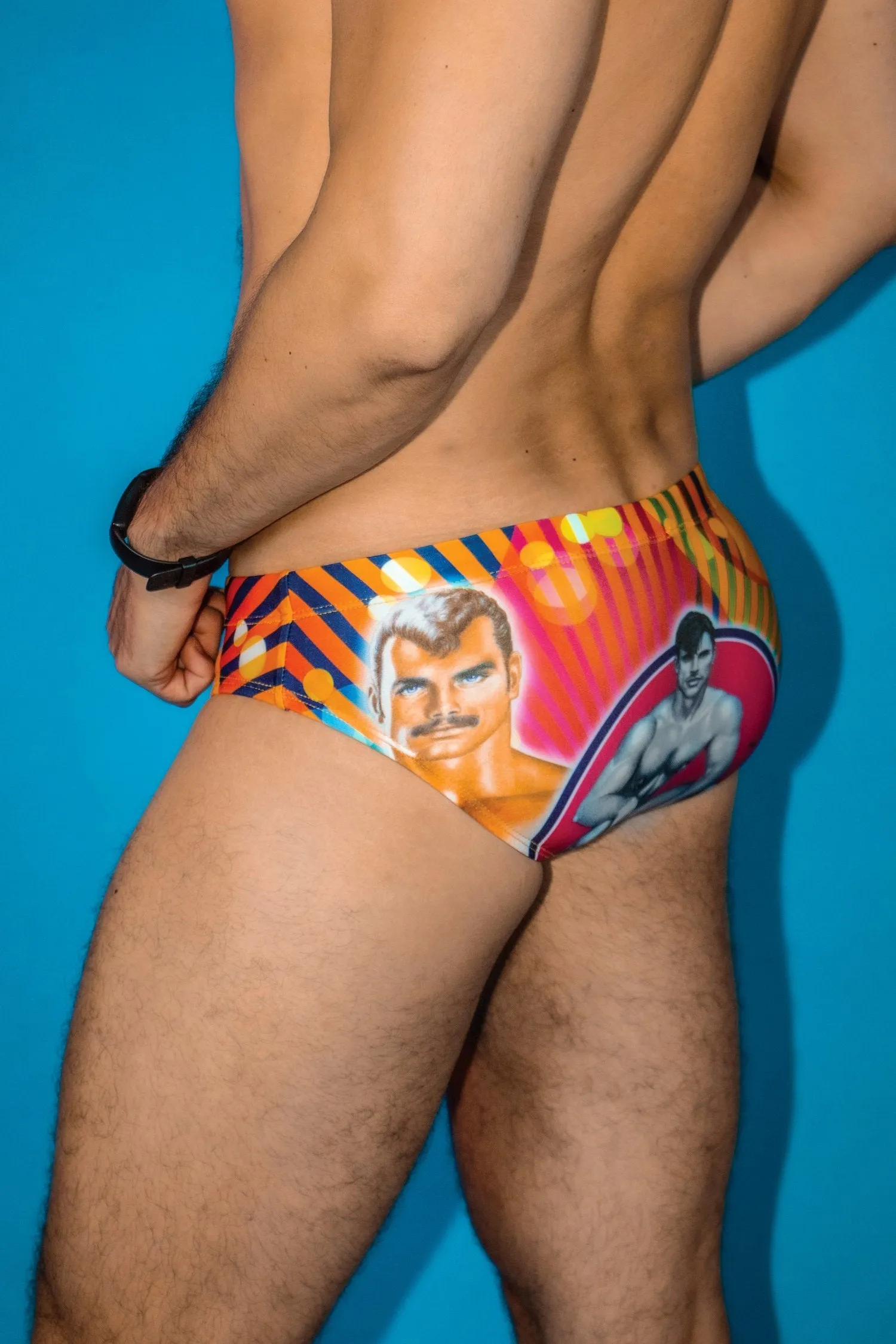 Tom of Finland Pride Swim Brief by Peachy Kings